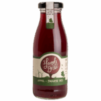 Appel zwarte bes sap